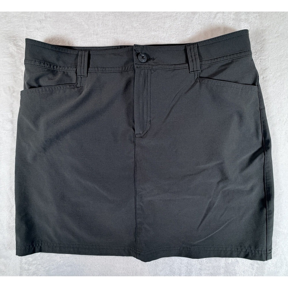 Eddie‎ Bauer Skirt Womens 10 Gray Skort Shorts Activewear Tennis Walking